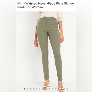 Green Pixie Pants from Old Navy